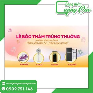 Backdrop Bốc Thăm Trúng Thưởng