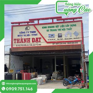 Bảng Hiệu Cửa Hàng Vật Liệu Xây Dựng