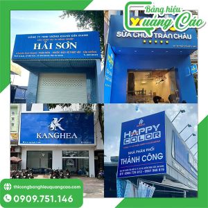 Bảng Hiệu Màu Xanh Dương