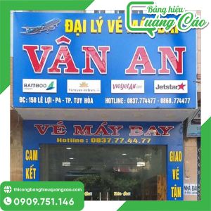 Bảng Hiệu Đại Lý Bán Vé Máy Bay