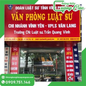 Bảng Hiệu Văn Phòng Luật Sư
