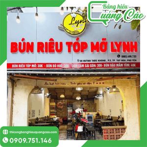 Bảng Hiệu Bún Riêu Cua