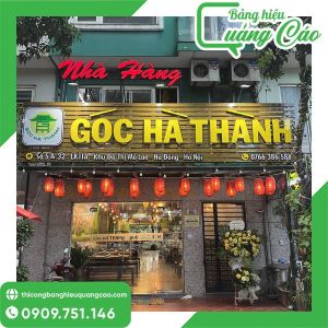 Bảng Hiệu Nhà Hàng