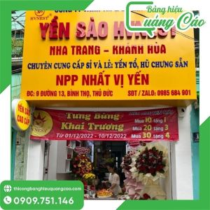 Bảng Hiệu Yến Sào