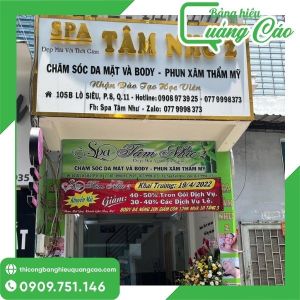 Bảng Hiệu Phun Xăm Thẩm Mỹ