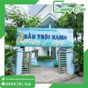 Bảng Hiệu  Trường Mầm Non