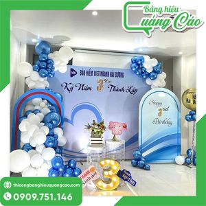 Backdrop Kỷ Niệm Thành Lập Công Ty