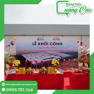 Backdrop Lễ Khởi Công