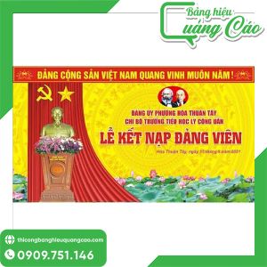 Backdrop Kết Nạp Đảng
