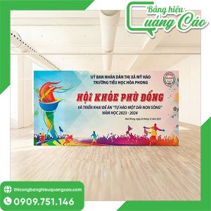 Backdrop Ngày Hội Thể Thao
