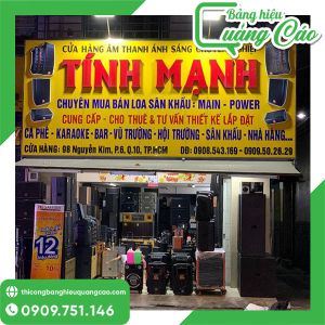 Bảng Hiệu Cửa Hàng Âm Thanh