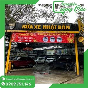 Bảng Hiệu Rửa Xe
