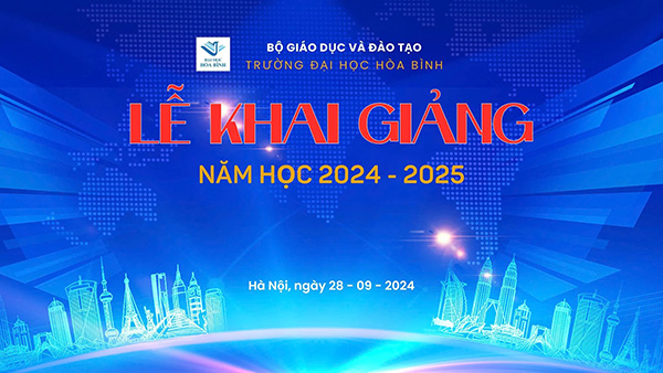 Mẫu ph&ocirc;ng khai giảng năm học mới cho trường đại học