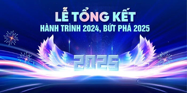 Mẫu phổng tổng kết cuối năm cho c&ocirc;ng ty sang trọng