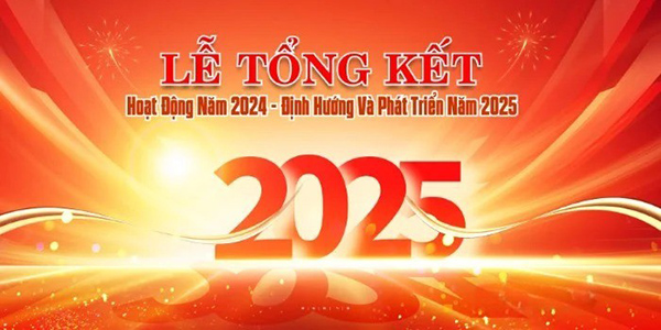 Mẫu background tổng kết cuối năm c&ocirc;ng ty ấn tượng