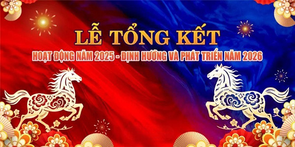 Mẫu phổng tổng kết cuối năm c&ocirc;ng ty đẹp