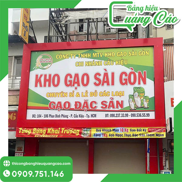 30+ Mẫu Bảng Hiệu B&aacute;n Gạo Đẹp, Uy T&iacute;n V&agrave; Chất Lượng