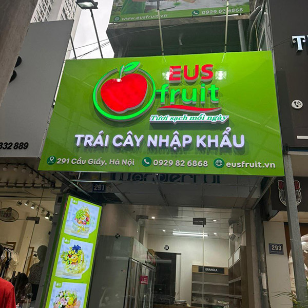Mẫu biển hoa quả nhập khẩu EUS Fruits