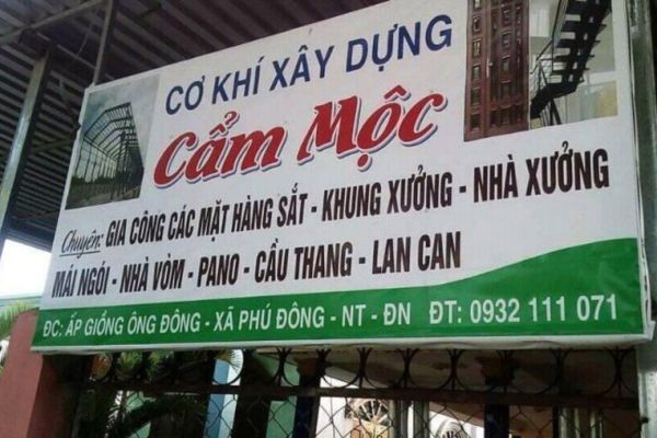 Mẫu biển bạt cơ kh&iacute; gi&aacute; rẻ