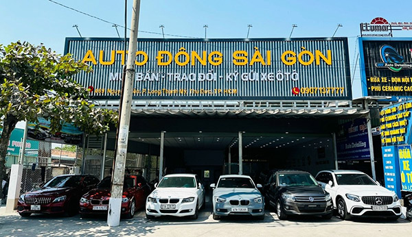 Mẫu bảng hiệu Auto Đ&ocirc;ng S&agrave;i G&ograve;n