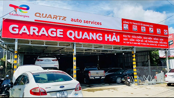 Mẫu bảng hiệu garage chất liệu Hiflex