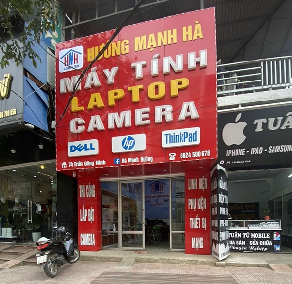 Mẫu bảng hiệu m&aacute;y t&iacute;nh, laptop, camera đẹp