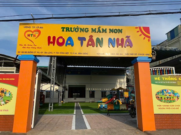 Mẫu biển trường mầm non đẹp