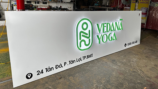 Mẫu bảng hiệu aerobic Vedana