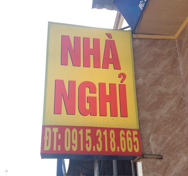 Mẫu biển vẫy nh&agrave;n nghỉ chất liệu Hiflex gi&aacute; rẻ