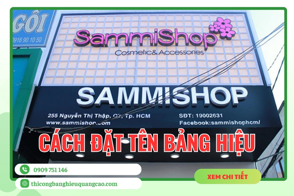 Cách Đặt Tên Bảng Hiệu Hay, Thu Hút & Chuẩn Phong Thủy