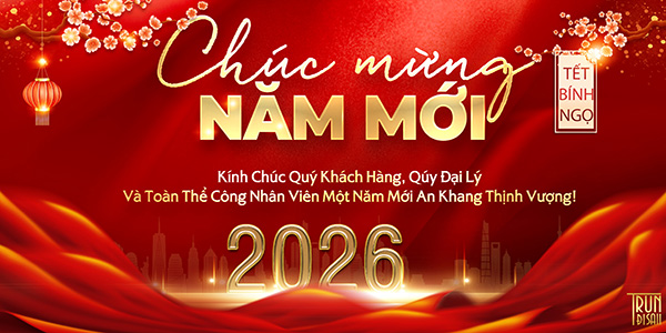 Mẫu backdrop ch&uacute;c mừng năm mới 2026