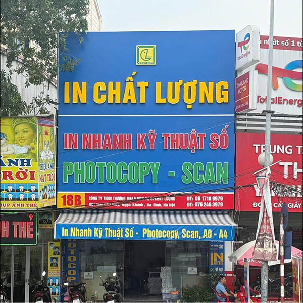 Mẫu bảng hiệu photocopy đẹp