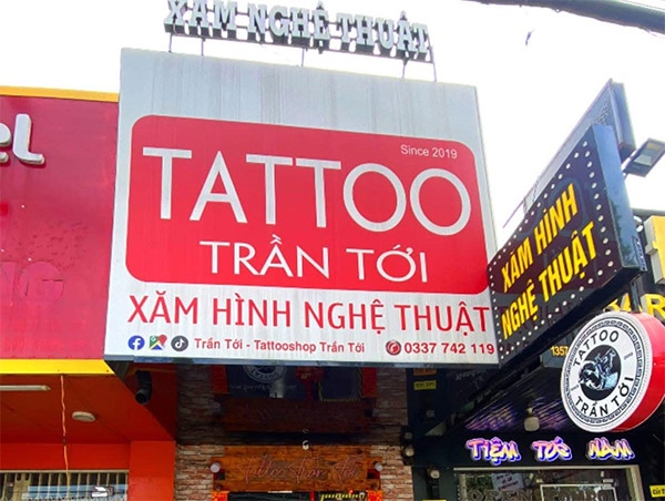Mẫu bảng hiệu tattoo đẹp