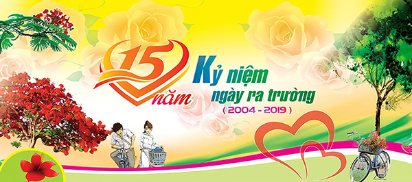 Mẫu backdrop kỷ niệm ng&agrave;y ra trường đẹp, ấn tượng v&agrave; &yacute; nghĩa