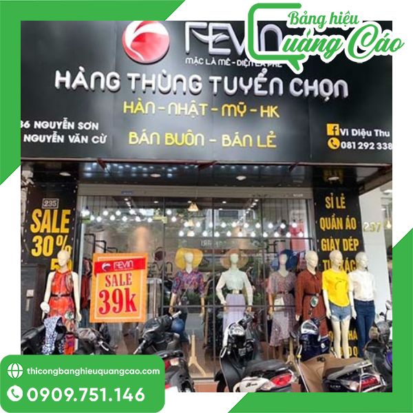 Bảng hiệu shop đồ si