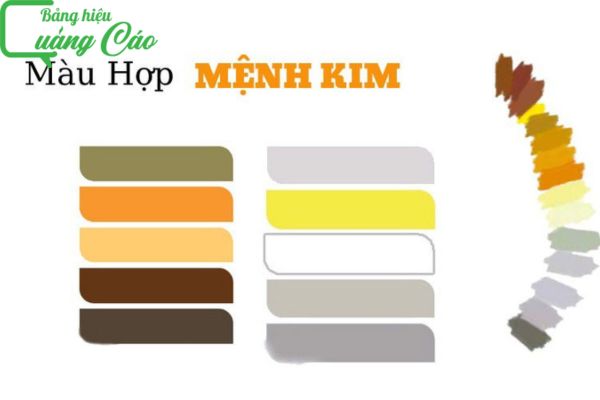 Lựa chọn màu sắc hợp phong thủy với mệnh kim