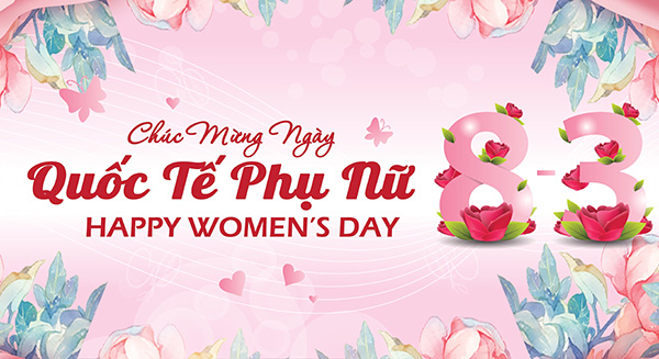 Mẫu thiết kế background ng&agrave;y Quốc tế Phụ nữ đẹp