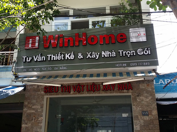 Mẫu biển quảng c&aacute;o c&ocirc;ng ty x&acirc;y dựng đẹp