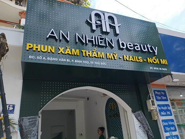 Mẫu biển phun xăm thẩm mỹ An Nhi&ecirc;n