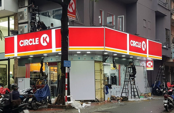 Mẫu biển si&ecirc;u thị mini Circle K