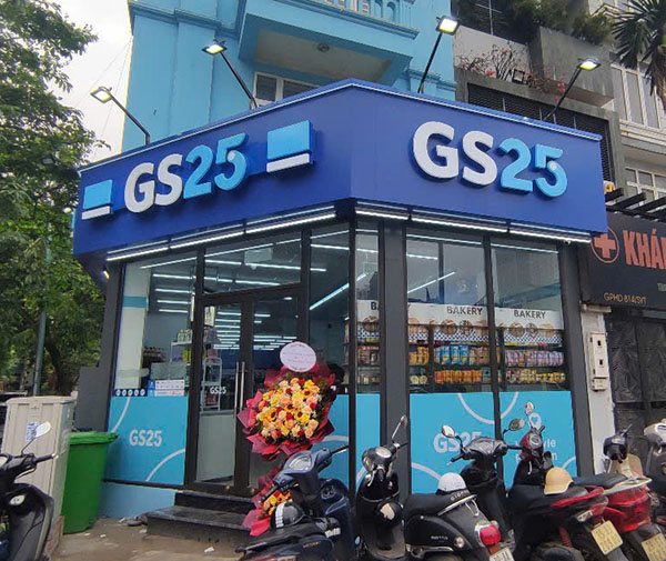 Mẫu bảng hiệu cửa h&agrave;ng tiện lợi GS25
