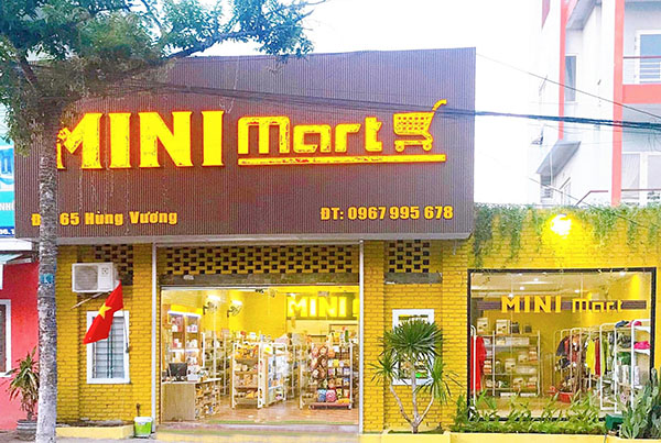 Mẫu bảng hiệu si&ecirc;u thị mini mart