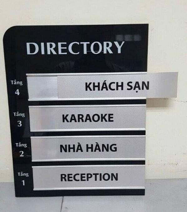 L&agrave;m biển chỉ dẫn t&ograve;a nh&agrave; chất liệu Alu với thiết kế th&ocirc;ng minh, thay đổi dễ d&agrave;ng