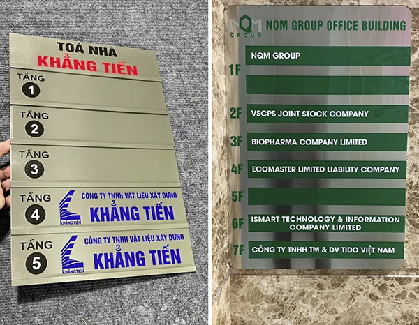 L&agrave;m biển chỉ dẫn trong thang m&aacute;y