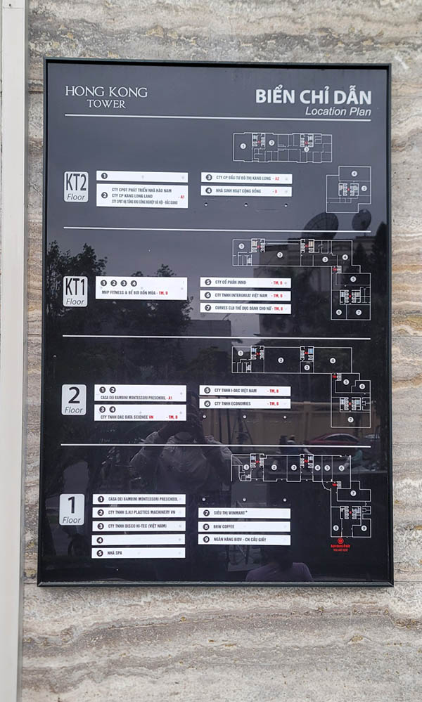 L&agrave;m biển chỉ dẫn t&ograve;a nh&agrave; văn ph&ograve;ng c&ocirc;ng ty theo y&ecirc;u cầu tại TPHCM