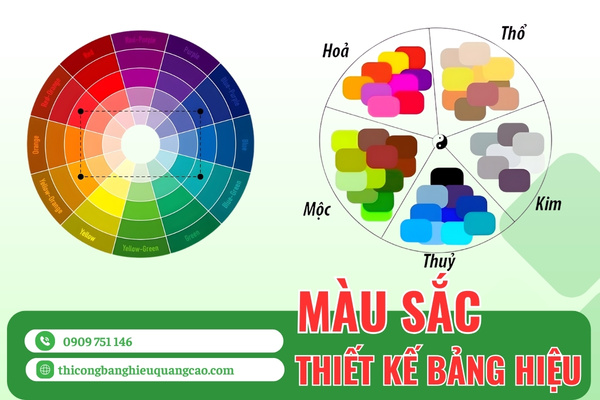 Tư Vấn Chọn Màu Sắc Bảng Hiệu Đẹp Trong Thiết Kế