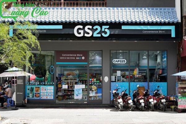 Bảng hiệu cửa hàng tiện lợi GS25 