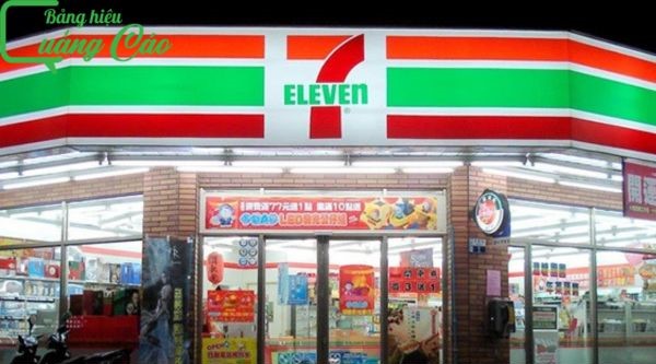 Bảng hiệu cửa hàng tiện lợi hộp đèn 7 Eleven