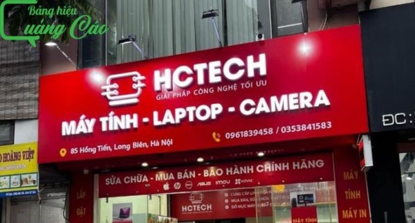 Bảng hiệu máy tính HCTech