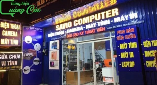 Bảng hiệu máy tính đèn led Savio Computer